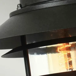 Sklep Kaja Czarny kinkiet elewacyjny, na E27 COPENHAGEN-BK z serii COPENHAGEN