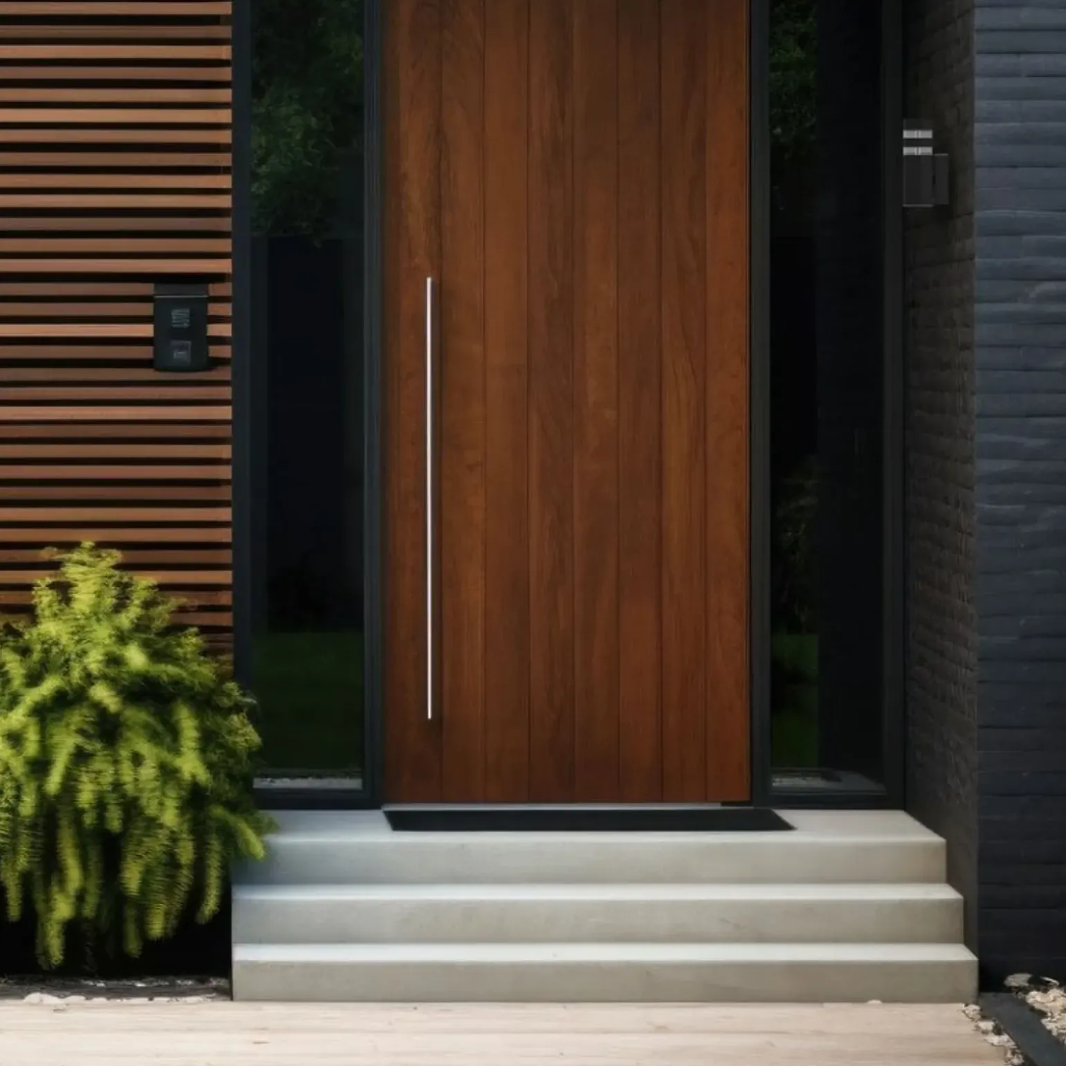 Sklep Kaja Czarny kinkiet elewacyjny, prosta lampa ścienna EKO0733 VINI | Kaja