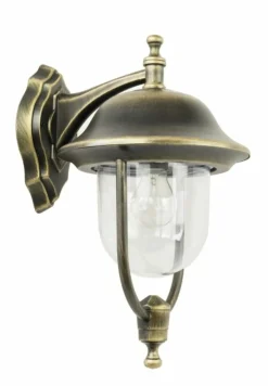 Sklep Kaja Czarny kinkiet elewacyjny na żarówkę E27 K 3012/1/O z serii PRINCE | Kaja Oświet