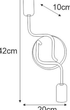 Sklep Kaja kinkiet na żarówki z dużym gwintem K-3895 | Kaja Oświetlenie