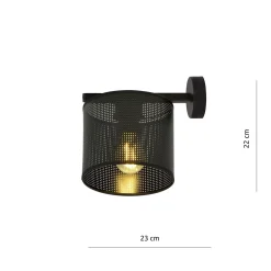 Sklep Kaja kinkiet z perforowanym abażurem 1143/K1 JORDAN | Kaja