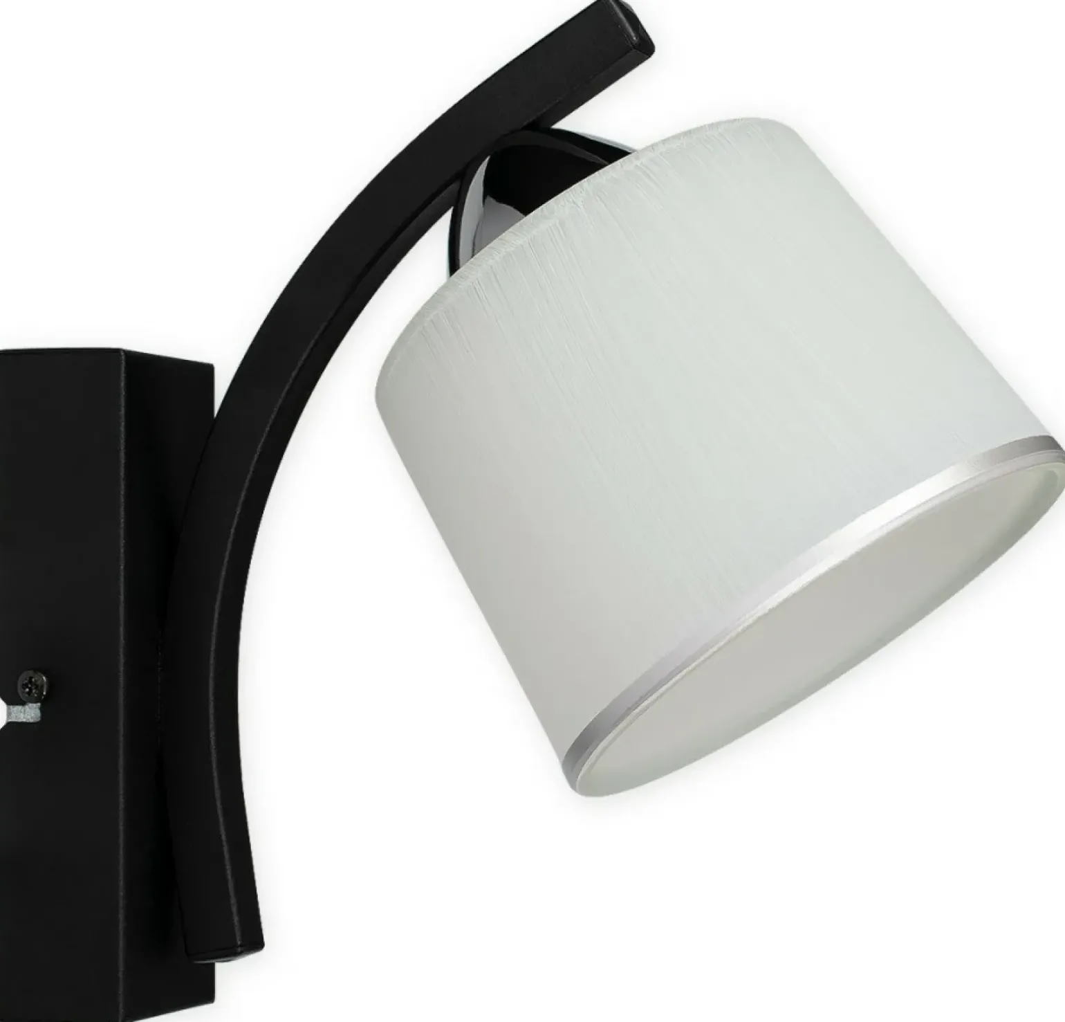 Sklep Kaja Czarny kinkiet ze szklanym kloszem O3240 K1 CZA + CH z serii ALTAR