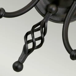 Sklep Kaja Czarny, klasyczny kinkiet ścienny ART2-BLACK z serii ARTISAN