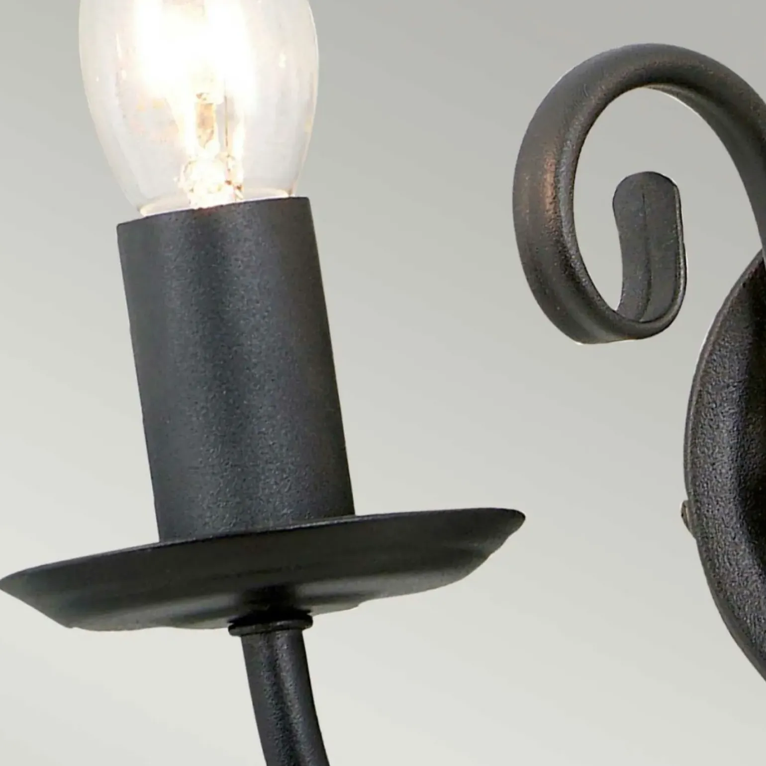 Sklep Kaja Czarny, klasyczny kinkiet ścienny ART2-BLACK z serii ARTISAN