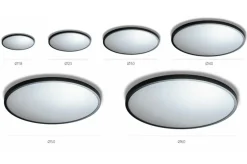 Sklep Kaja Czarny klasyczny plafon LED 3000k 60cm AZ4255 MALTA | Kaja Oświetlenie