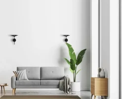 Sklep Kaja Czarny, ledowy, designerski kinkiet MX W0303 HANA | Kaja Oświetlenie