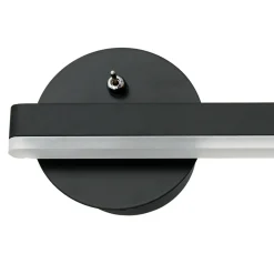 Sklep Kaja Czarny, ledowy kinkiet do powieszenia przy łóżku ML6348 z serii SYDNEY | Kaja Oś