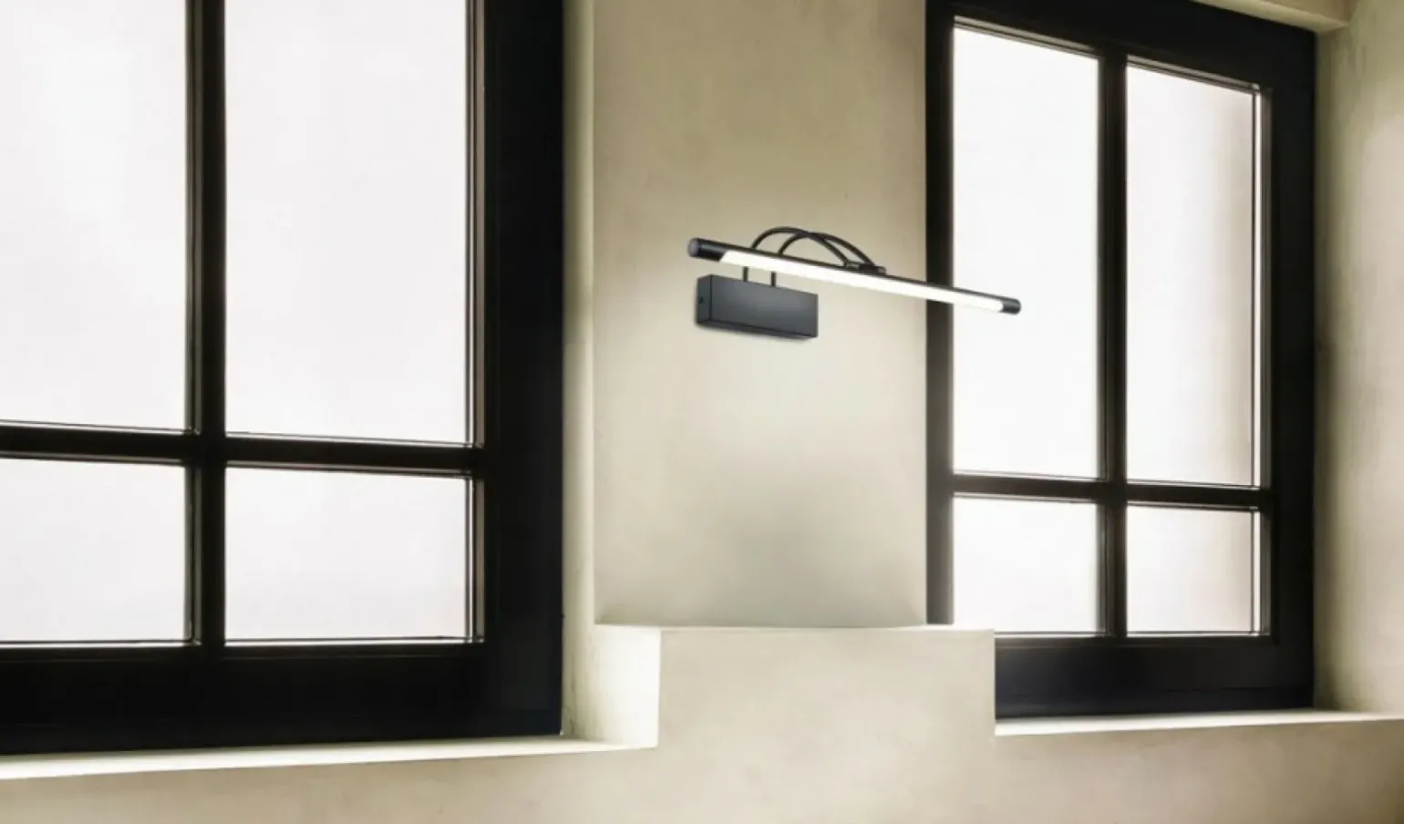 Sklep Kaja Czarny, ledowy kinkiet obrazowy MIR004WL-L12B FINELLI | Kaja