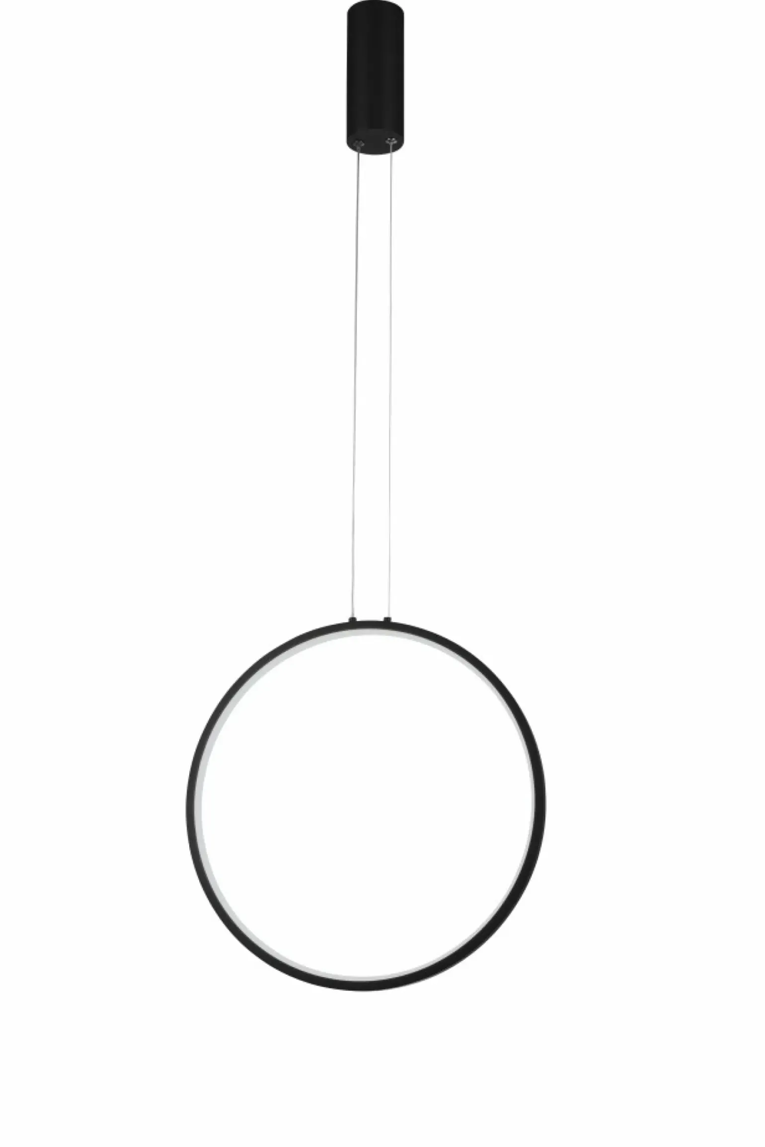 Clearance Czarny, ledowy pionowy zwis obręcz ⌀40cm AZ5253 MASSIMA | Kaja Żyrandole Nowoczesne