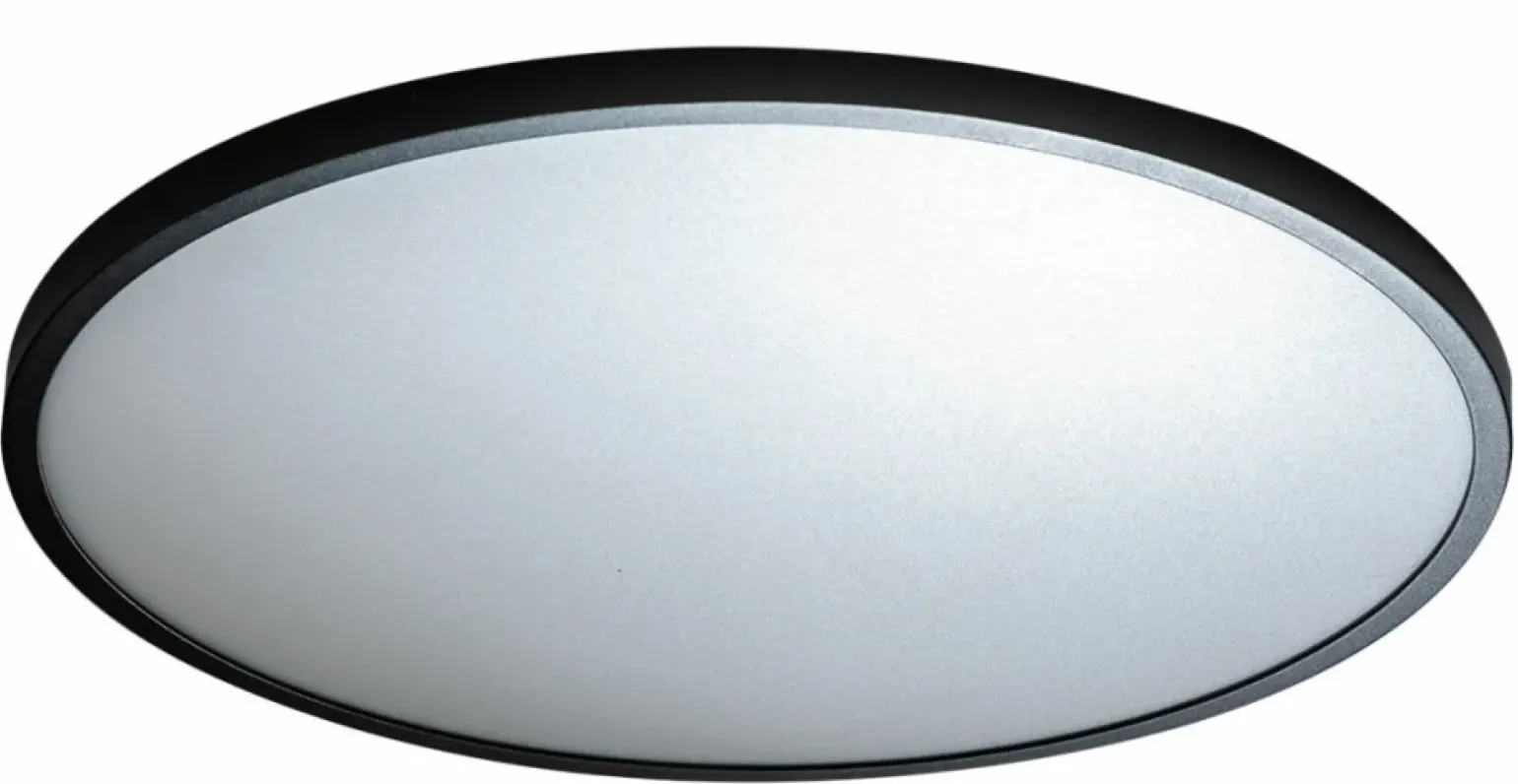 Sklep Kaja Czarny okrągły klasyczny plafon LED 3000K AZ4251 MALTA | Kaja