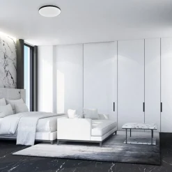 Sklep Kaja Czarny, płaski plafon LED ⌀37,5cm 4000K ML9089 SLIMI | Kaja