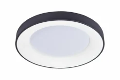 Sklep Kaja Czarny plafon LED ciepłe światło ⌀38cm 3000K AZ4987 SANTANA | Kaja