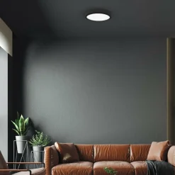 Sklep Kaja Czarny plafon sufitowy, wbudowany LED 36W ML6394 z serii GEA | Kaja Oświetlenie