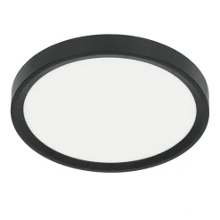 Sklep Kaja Czarny plafon, zmienna barwa 3000K - 6000K ⌀23cm ML0438 MAQ | Kaja