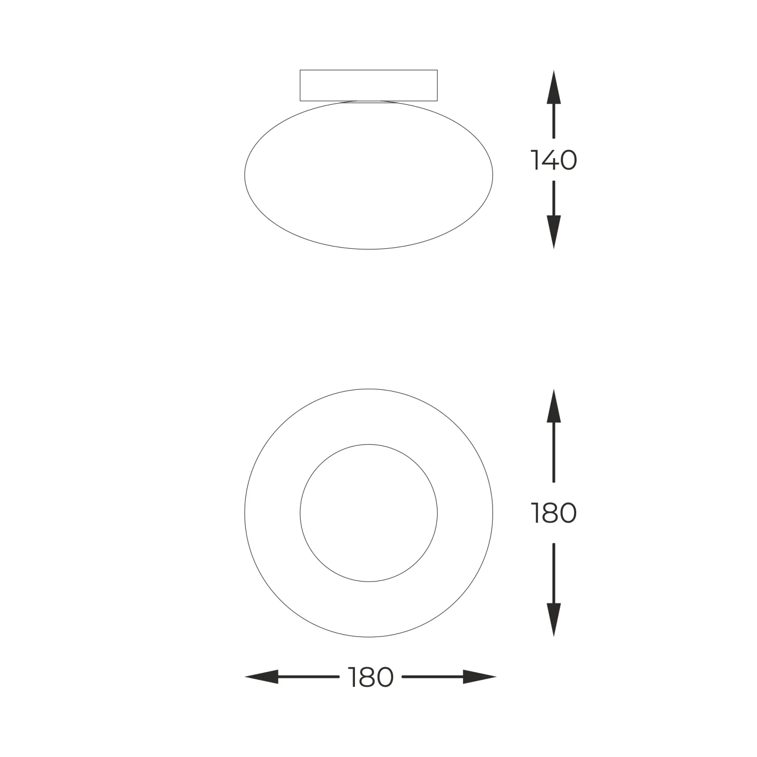 Sklep Kaja Czarny, punktowy spot z białym kloszem ⌀18cm ZM 1186 OMI | Kaja
