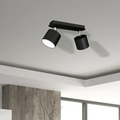 Best Sale Czarny reflektor do kuchni i korytarza 2xGX53 MLP7600 DIXIE | Kaja Żyrandole Nowoczesne