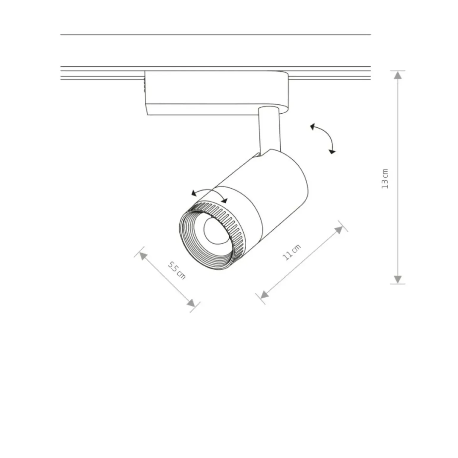 Sklep Kaja reflektor do szyny 1-fazowej 9W, 7625 | Kaja Oświetlenie