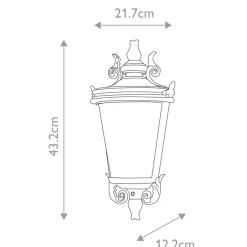 Sklep Kaja Czarny, unikalny kinkiet zewnętrzny BT7-M z serii BALTIMORE