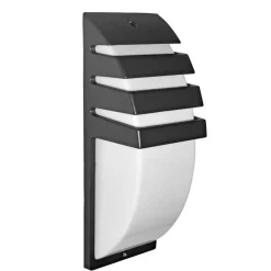 Sklep Kaja Czarny, wąski nowoczesny kinkiet zewnętrzny PL-246 MONA | Kaja