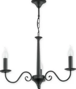 Sklep Kaja Czarny żyrandol do każdego wnętrza O2893 W3 CZA | Kaja Oświetlenie