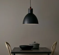 Cheap Czarny żyrandol z ozdobnym paskiem z eko skóry 106551 | Kaja Żyrandole Nowoczesne