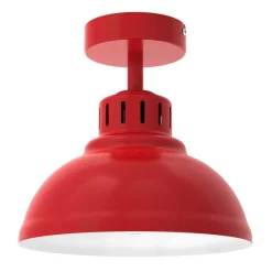 Best Sale Czerwona lampa sufitowa z klasycznym kloszem LX 9223 z serii SVEN Żyrandole Nowoczesne