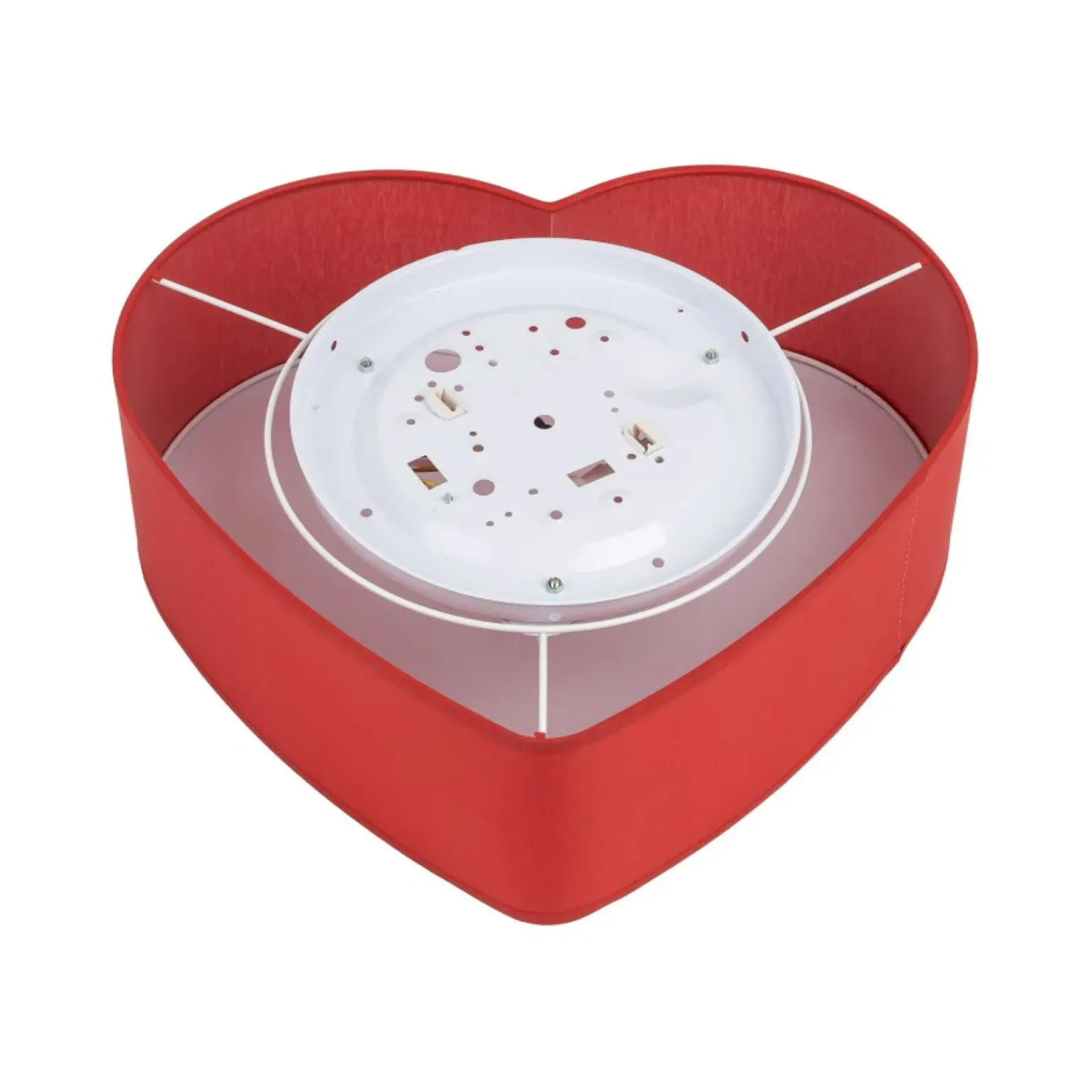 Cheap Czerwono-biała lampa sufitowa, kształt serca TK 10777 z serii HEART Żyrandole Nowoczesne