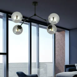 Flash Sale Czteropunktowa, loftowa lampa do sypialni 1134/4 SPACE | Kaja Żyrandole Nowoczesne