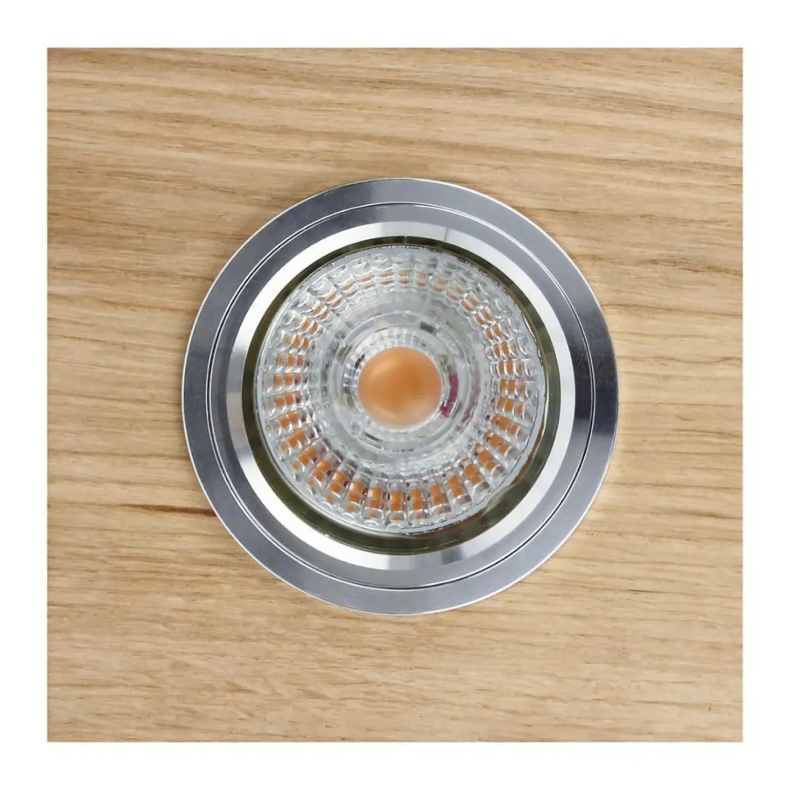 Sklep Kaja Dębowa, kwadratowa oprawa wpustowa oczko 2515174 VITAR | Kaja