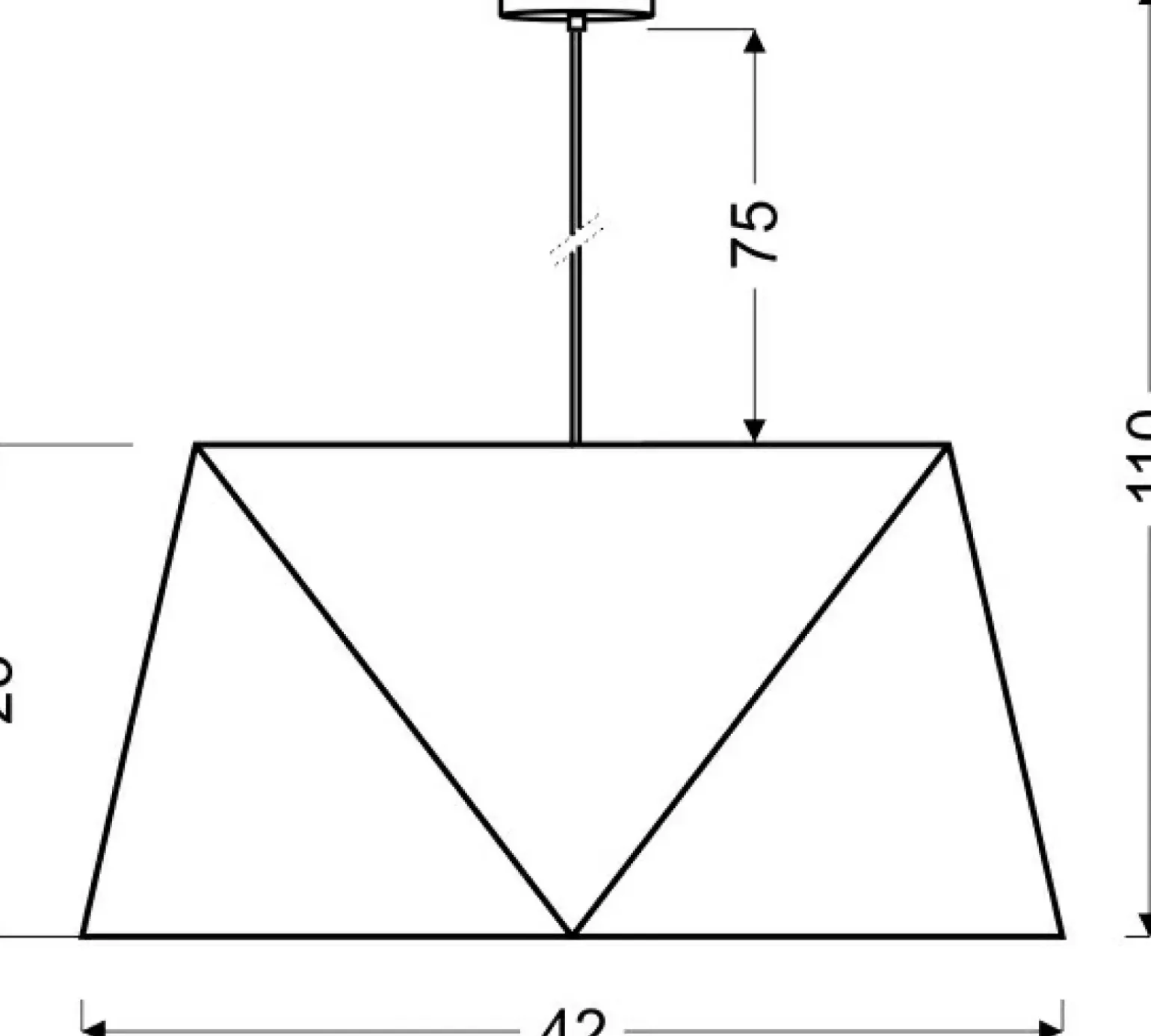 Sklep Kaja Dekoracyjna, abażurowa lampa wisząca 31-03638 HEXAGEN | Kaja