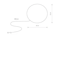 Sklep Kaja Dekoracyjna, biała lampa w kształcie kuli 6978 CUMULUS | Kaja