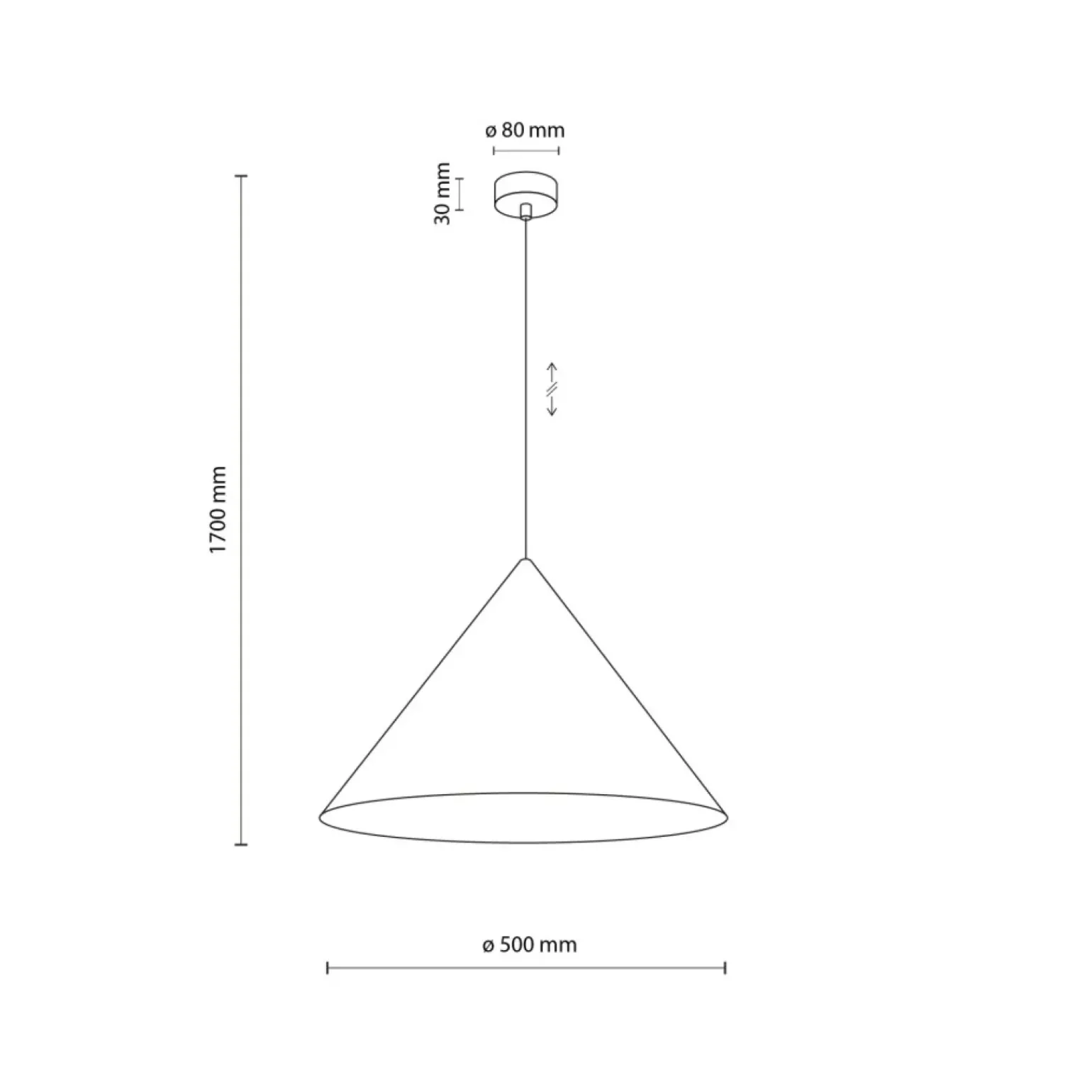 Store Dekoracyjna, ceglana lampa wisząca TK 10089 CONO BRICK | Kaja Żyrandole Nowoczesne