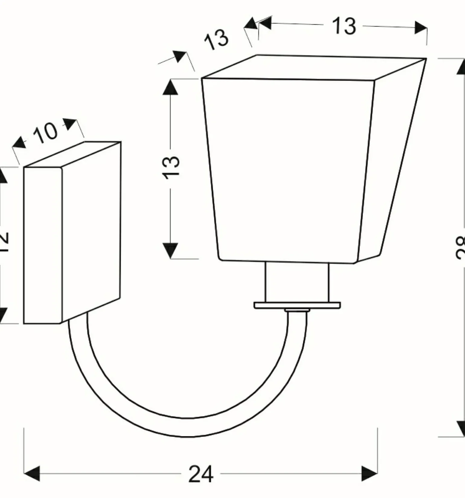 Sklep Kaja Dekoracyjna czarno-złota lampa ścienna 21-74225 z serii SCHUBERT