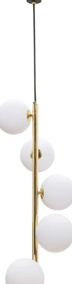 Flash Sale Dekoracyjna, czarno-złota lampa wisząca do jadalni 5648 z serii ALI Żyrandole Nowoczesne