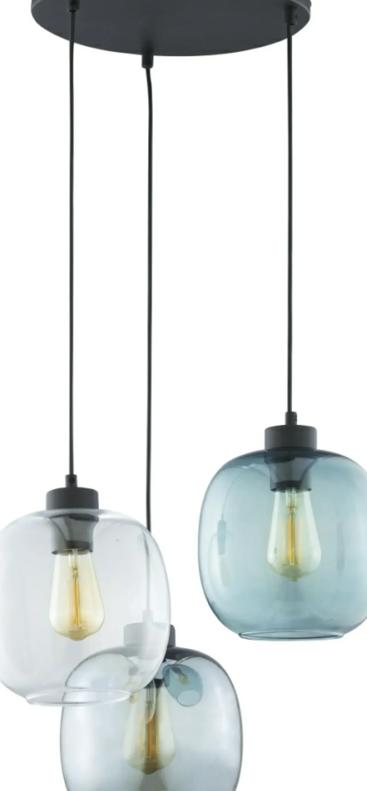 Store Dekoracyjna, kolorowa lampa wisząca TK 3184 ELIO | Kaja Oświetlenie Żyrandole Nowoczesne