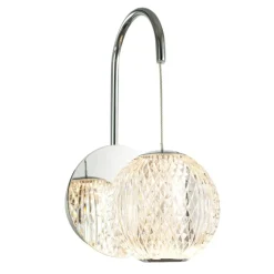 Sklep Kaja Dekoracyjna lampa ścienna WL-12220121-1A-CR ROSARIO | Kaja Oświetlenie