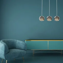 Cheap Dekoracyjna lampa do jadalni P0076-03N-B5FZ CRYSTAL | Kaja Żyrandole Nowoczesne