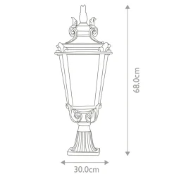 Sklep Kaja Dekoracyjna lampa ogrodowa, stojąca BT3-L z serii BALTIMORE