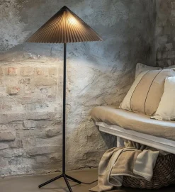 Sklep Kaja Dekoracyjna lampa podłogowa, plisowany abażur 108761 PLISADO | Kaja