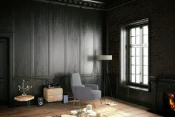 Sklep Kaja Dekoracyjna lampa podłogowa, z m abażurem 7990 | Kaja Oświetlenie