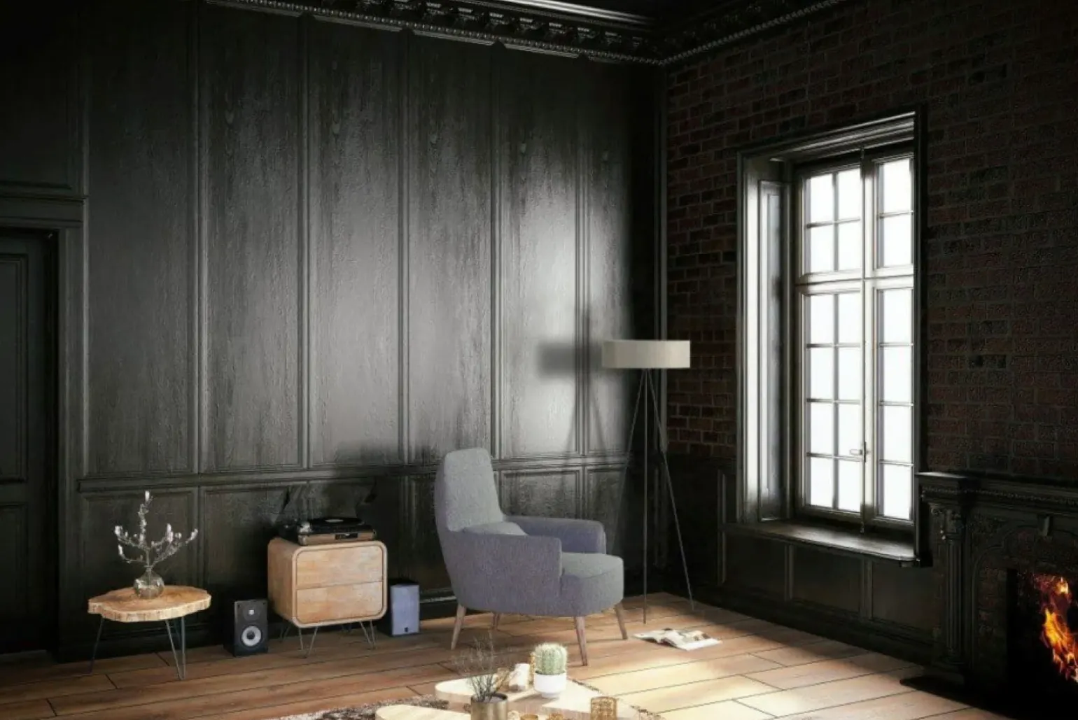 Sklep Kaja Dekoracyjna lampa podłogowa, z m abażurem 7990 | Kaja Oświetlenie