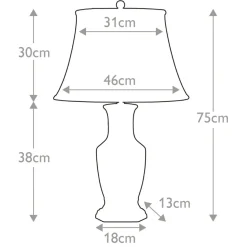 Sklep Kaja Dekoracyjna lampa stołowa, nocna BLUE-HEX-TL z serii BLUE HEX