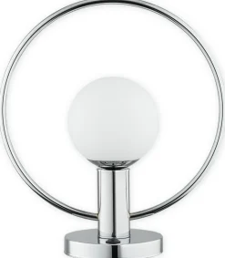 Sklep Kaja Dekoracyjna lampa stołowa z ramką w chromie O2948 L1 CH | Kaja