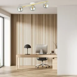 Fashion Dekoracyjna lampa sufitowa z ciemnymi kloszami 1247/3 z serii SPLENDI Żyrandole Nowoczesne