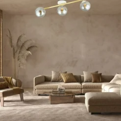 Fashion Dekoracyjna lampa sufitowa z ciemnymi kloszami 1247/3 z serii SPLENDI Żyrandole Nowoczesne