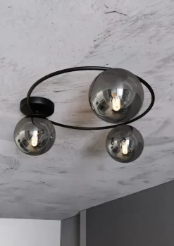 Best Dekoracyjna lampa sufitowa na bazie okręgu 1256/3 z serii SOPRA | Kaja Żyrandole Nowoczesne