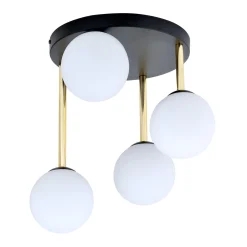 Sklep Kaja Dekoracyjna lampa sufitowa z białymi kloszami 1260/4 z serii DOLCE