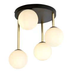 Sklep Kaja Dekoracyjna lampa sufitowa z białymi kloszami 1260/4 z serii DOLCE