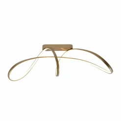 Sklep Kaja Dekoracyjna lampa sufitowa LED do sypialni 20026C-GD FERMI | Kaja