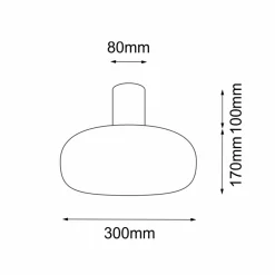 Sklep Kaja Dekoracyjna lampa sufitowa, ozdobny klosz ANT 1094 TANPO | Kaja